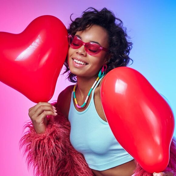 8 Mixed Style Colored Sunglasses Pink Classic Retro Party Favors Eyewear… - Picture 3 of 7